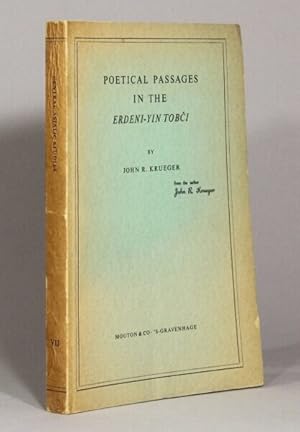 Seller image for Poetical passages in the Erdeni-Yin-Tobci for sale by Rulon-Miller Books (ABAA / ILAB)