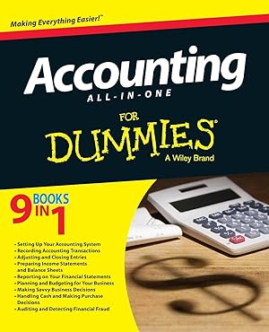 Immagine del venditore per Accounting All-in-One For Dummies (For Dummies Series) venduto da Aspen Book Co.