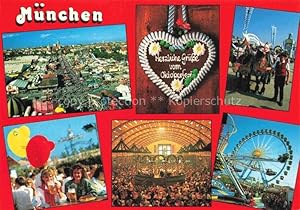 Von der Verkäuferin bzw. dem Verkäufer bereitgestelltes Bild für Postkarte Carte Postale Oktoberfest Theresienwiese MÃ¼nchen MÃ¼nchen Munich Monaco di Bavaria Wies'n Rumme zum Verkauf durch Versandhandel Boeger