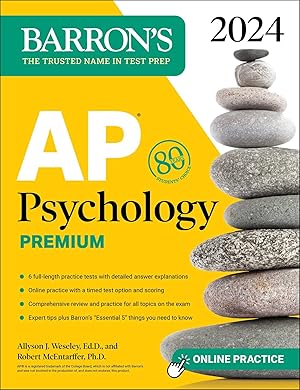 Seller image for AP Psychology Premium, 2024: Comprehensive Review With 6 Practice Tests + an Online Timed Test Option (Barron's AP Prep) for sale by Zoom Books East