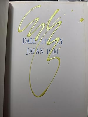 Image du vendeur pour Dale Chihuly: Japan 1990 SIGNED with Thick Paint! mis en vente par The Pepperidge Tree Book Shop