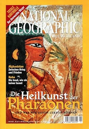 Bild des Verk�ufers f�r National Geographic November 2003: Die Heilkunst der Pharaonen zum Verkauf von Versandantiquariat Nussbaum