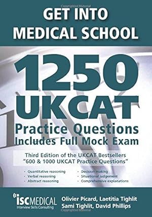 Imagen del vendedor de Get into Medical School - 1250 UKCAT Practice Questions. Includes Full Mock Exam a la venta por WeBuyBooks
