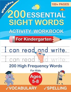 Bild des Verk�ufers f�r 200 Essential Sight Words for Kids Learning to Write and Read: Activity Workbook to Learn, Trace & Practice 200 High Frequency Sight Words zum Verkauf von Austin Goodwill 1101