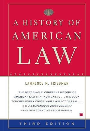 Seller image for A History of American Law: Third Edition for sale by Greenworld Books