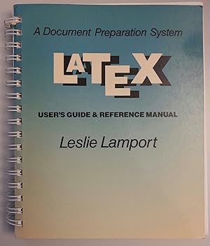 Imagen del vendedor de The Latex Document Preparation System: User's Guide & Reference Manual a la venta por Bay State Book Company