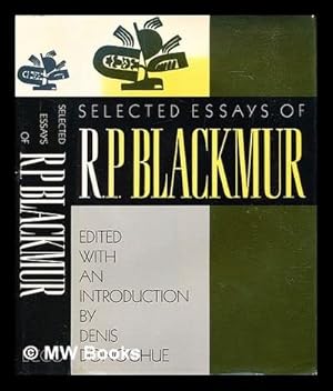 Seller image for Selected Essays of R.P. Blackmur for sale by Bay State Book Company