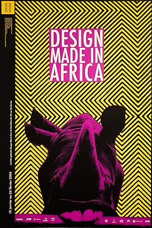 2006 Canadian Exhibition Poster - « Design made in Africa », UQAM Center of Design - Alfred Halasa