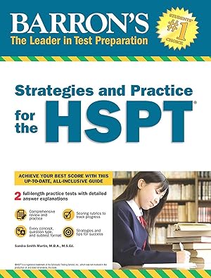 Seller image for Strategies and Practice for the HSPT (Barron's Test Prep) for sale by Greenworld Books