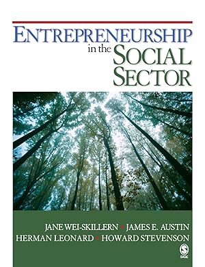 Bild des Verk�ufers f�r Entrepreneurship in the Social Sector zum Verkauf von Bay State Book Company