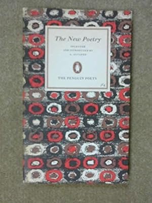 Seller image for The New Poetry: An Anthology for sale by WeBuyBooks