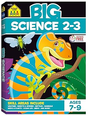 Immagine del venditore per School Zone Big Science Workbook: 320 Pages, 2nd Grade, 3rd Grade, Weather, Seeds, Plants, Insects, Mammals, Ocean Life, Birds, Ages 7 to 9 venduto da Aspen Book Co.