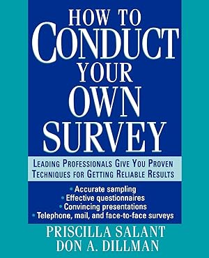Bild des Verk�ufers f�r How to Conduct Your Own Survey zum Verkauf von Zoom Books Company