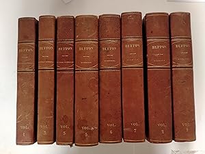 Image du vendeur pour OEUVRES COMPLETES DE BUFFON. Avec les Supplements Augmentees de la Classification de G, Cuvier. Volumes: 1 - 2 -3 - 5 - 6 - 7 - 8 - 9 mis en vente par LLIBRERIA MEDIOS  S.L.