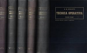 Imagen del vendedor de Tecnica operativa Vol. I - II ( parte I - II - III ) - III a la venta por Biblioteca di Babele