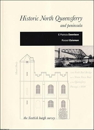 Immagine del venditore per Historic North Queensferry and Peninsula : The Forth Rail Bridge and a Steam Ferry Boat of the Queensferry Passage, c 1890. venduto da Cosmo Books