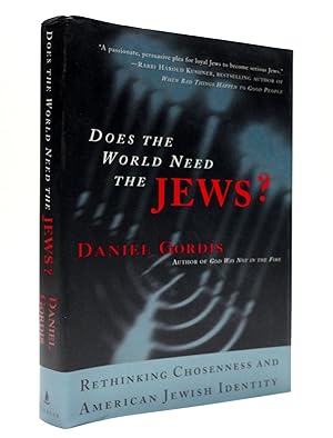 Imagen del vendedor de Does the World Need the Jews a la venta por Equipment for Living