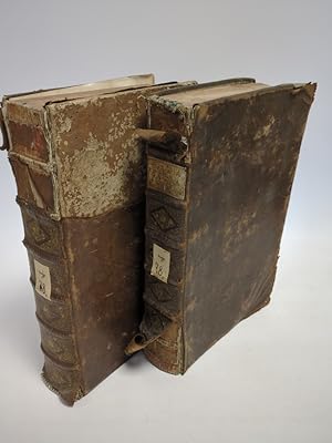 Seller image for [Biblia Latino-Germanica]. Biblia sacra vulgatae editionis. [.] Summariis et notis theologicis, historicis, et chronologicis illustrata. = Bibel oder Heilige Schrifft, deß Alten und Neuen Testaments. Nach der Ur-alten und in Latein gemeinen, auch von der Römisch-Catholischen Kirch bewährten Übersetzung. (Bd. 1) for sale by Antiquariat Bookfarm
