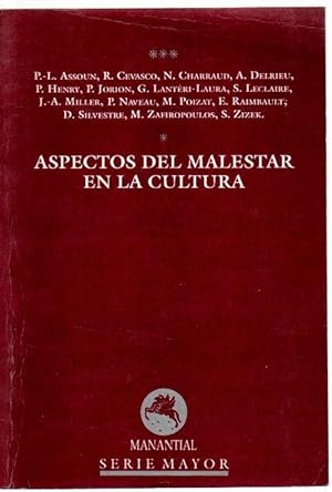 Bild des Verk�ufers f�r Aspectos del malestar en la cultura . zum Verkauf von Librer�a Astarloa