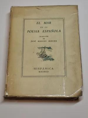 Image du vendeur pour EL MAR EN LA POESÍA ESPAÑOLA mis en vente par LIBRERIACB
