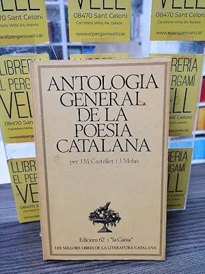 Seller image for Antologia general de la poesia catalana for sale by El Pergamí Vell (Sant Celoni)