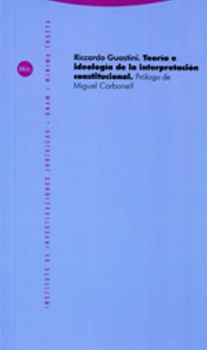 Immagine del venditore per Teor�a e ideolog�a de la interpretaci�n constitucional venduto da Distribras