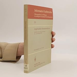 Image du vendeur pour Angewandte Szenenanalyse: DAGM Symposium, Karlsruhe 10.-12. Oktober 1979 (Informatik-Fachberichte) mis en vente par Bookbot