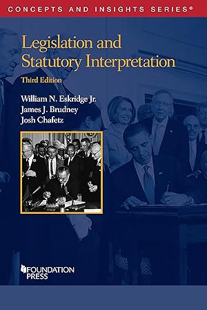 Imagen del vendedor de Legislation and Statutory Interpretation (Concepts and Insights) a la venta por Goodbooks Company