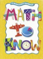 Bild des Verk�ufers f�r Great Source Math to Know: Handbook Student Edition Grades 3 - 4 (Math Handbooks) zum Verkauf von Bay State Book Company