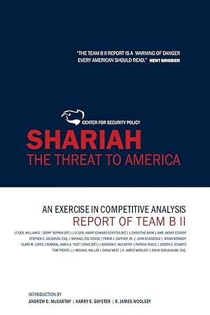 Immagine del venditore per Shariah: The Threat To America: An Exercise In Competitive Analysis (Report of Team B II) venduto da Greenworld Books