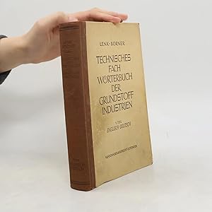 Seller image for Technisches Fachw�rterbuch der Grundstoff-Industrien 2 for sale by Bookbot