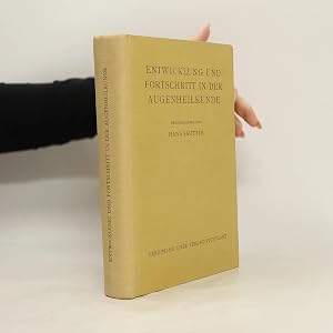 Immagine del venditore per Entwicklung und Fortschritt in der Augenheilkunde venduto da Bookbot