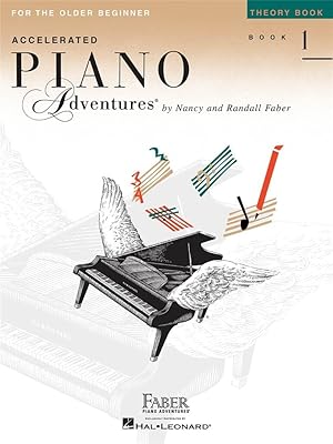 Seller image for Accelerated Piano Adventures: Theory Book 1 | Beginner Piano Theory for Older Students | Educational Piano Sheet Music Songbook | Faber Piano Book for Adult and Teen for sale by Goodwill of Colorado