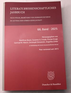 Bild des Verk�ufers f�r Literaturwissenschaftliches Jahrbuch. Neue Folge . Band 66 zum Verkauf von Antiquariat im OPUS, Silvia Morch-Israel