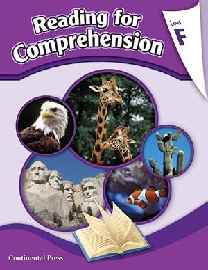Seller image for Reading Comprehension Workbook: Reading for Comprehension, Level F - 6th Grade for sale by Greenworld Books