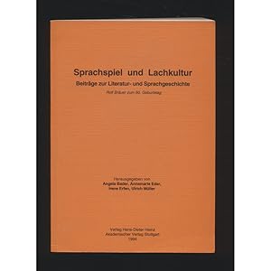 Seller image for Sprachspiel und Lachkultur for sale by avelibro OHG