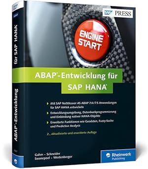 Seller image for ABAP-Entwicklung f�r SAP HANA (SAP PRESS) for sale by Studibuch