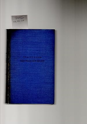 Bild des Verk�ufers f�r Der Wille zur Macht. Versuch einer Umwertung aller Werte. Nachwort A. Baeumler. zum Verkauf von Antiquariat time