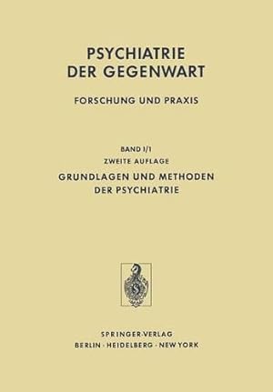 Immagine del venditore per Grundlagen und Methoden der Psychiatrie venduto da Rarewaves.com USA