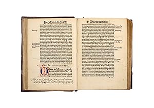 Seller image for Panis quotidianus de tempore [de sanctis scilicet pars hyemalis estivalis]. Iste liber i[de]o sic dictus est q[uia] quotidie p[er] totu[m] annu[m] [con]tinet speciale[m] oratione[m] cu[m] utilibus et eva[n]gelicis doctrinis insertis in q[ui]bus devotio et v[ir]tutu[m] dilectio faciliter hauriri poterit q[uia] p[re]cipua dilige[n]tia o[mn]ia illa p[ro] salute viventiu[m] edita. for sale by Bernard Quaritch Ltd ABA ILAB