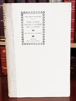 Bild des Verk�ufers f�r The Seven Deadly Sinnes of London zum Verkauf von Elder Books