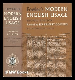 Seller image for A dictionary of modern English usage / H.W. Fowler for sale by MW Books Ltd.
