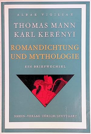 Bild des Verk�ufers f�r Romandichtung und Mythologie. Ein Briefwechsel Albae vigiliae; Neue Folge, Heft 2. zum Verkauf von books4less (Versandantiquariat Petra Gros GmbH & Co. KG)