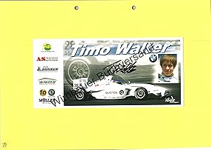 Immagine del venditore per Original Autogramm Timo Walter racing driver /// Autogramm Autograph signiert signed signee venduto da Antiquariat im Kaiserviertel | Wimbauer Buchversand