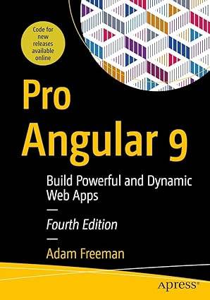 Bild des Verk�ufers f�r Pro Angular 9 Build Powerful and Dynamic Web Apps zum Verkauf von Optimon Books