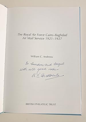 Von der Verkäuferin bzw. dem Verkäufer bereitgestelltes Bild für The Royal Air Force Cairo-Baghdad Air Mail Service 1921-1927. zum Verkauf durch Peter Scott