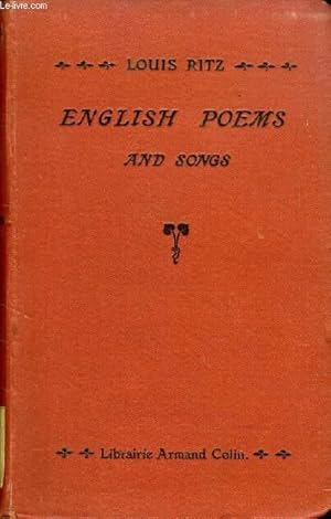 Seller image for English poems and songs for sale by Selsaeme Saken