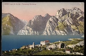 Seller image for Cartolina Torbole /Lago di Garda, Teilansicht mit Rochetta for sale by Bartko-Reher
