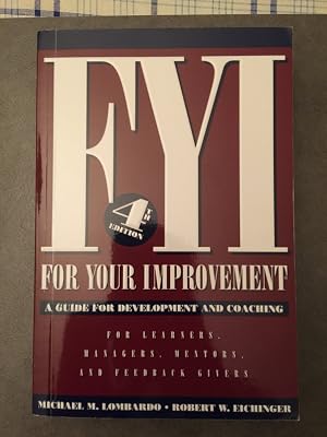 Immagine del venditore per Fyi for Your Improvement venduto da Greenworld Books