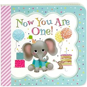 Imagen del vendedor de Now You Are One: Little Bird Greetings, Greeting Card Board Book with Personalization Flap, 1st Birthday Gifts for One Year Olds a la venta por Goodwill of Colorado